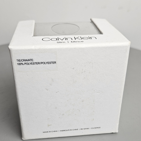 Calvin Klein, Black. Micro Dot Tie. Brand New, One Size - Picture 2 of 7